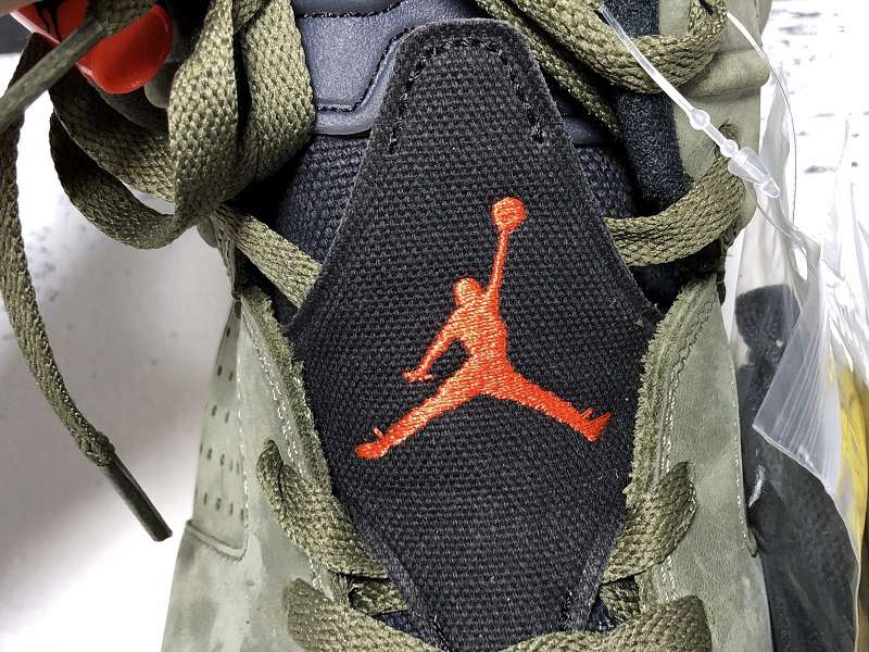 Travis Scott x AJ6 Medium Olive(CN1084-200)